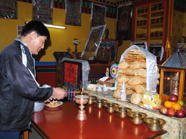 Losarfeier Tibetersiedlung Rajpur